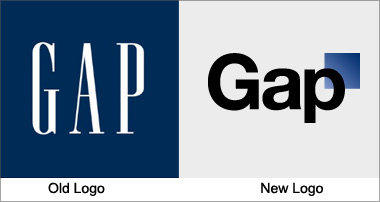 Gap logo old and new